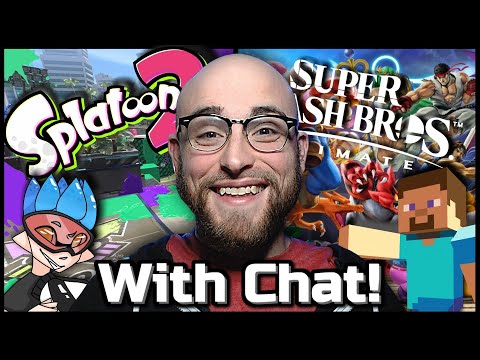 Splatoon 2 Private Battles With Salmon Run! And Smash Bros. Ultimate Private Lobby With Chat!