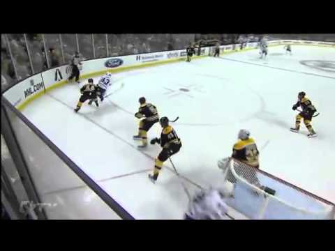 Leafs @ Bruins - David Steckel Goal