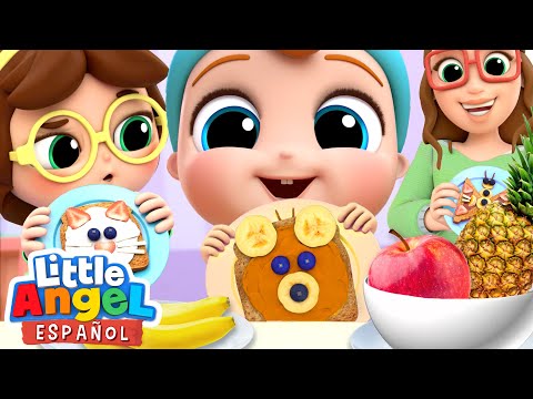 Aprendiendo a Comer Frutas Saludables 🍍🍓🍌 | Canción Infantil | Little Angel Español