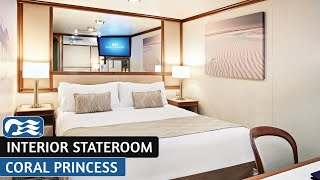 Coral Princess | Interior Stateroom Full Walkthrough Tour | Princess Cruises | 2025 | 4K