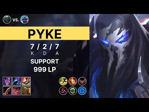 Pyke Support vs Braum - 999 LP Grandmaster - EUW 15.11