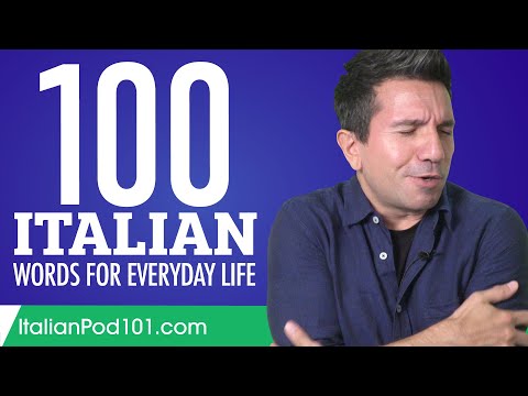 100 Italian Words for Everyday Life - Basic Vocabulary #5