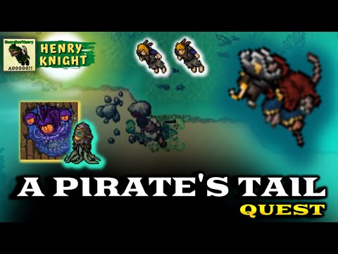 TIBIA QUESTS #32 How to Complete the PIRATE'S TAIL QUEST | PIRAT ACCESS - RASCACOON
