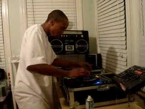 DJ SouthanBred Practicing on the TurnTables