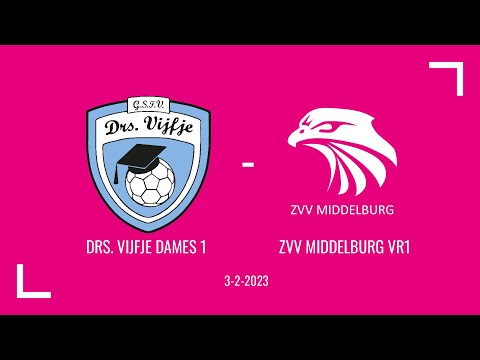 Drs. Vijfje Vr1 - ZVV Middelburg Vr1 (3-2-23)
