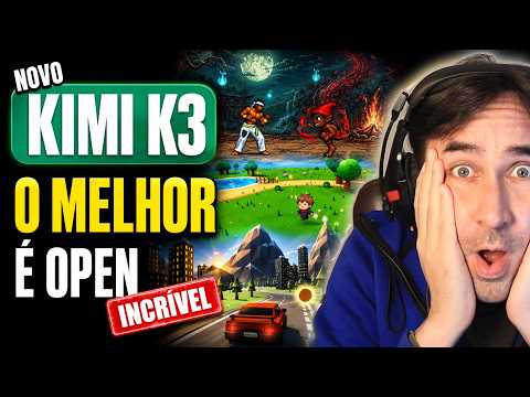 NOVO Kimi K3 Supera Todas as Expectativas e Deixa Claude Fable e ChatGPT 5.6 no Chinelo