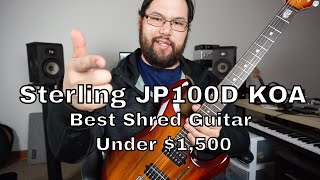 Video thumbnail for Sterling JP100D Koa - Best Shred Guitar Under $1,500 by Producer Dudes