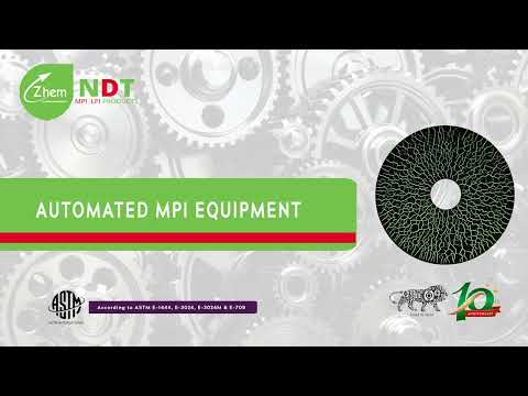 Automated magnetic particle testing MPI⧸MPT of Automotive Gear components with indexing mechanism
