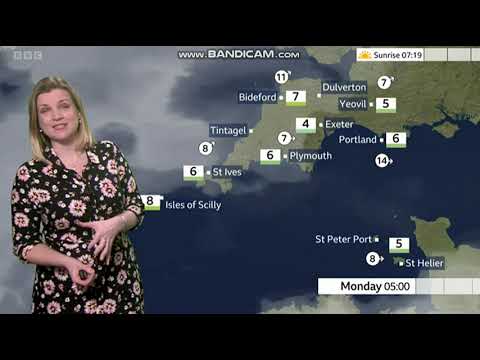 (HD) Emily Wood BBC ONE Spotlight weather February 19th 2023 - 60 fps Better Quality