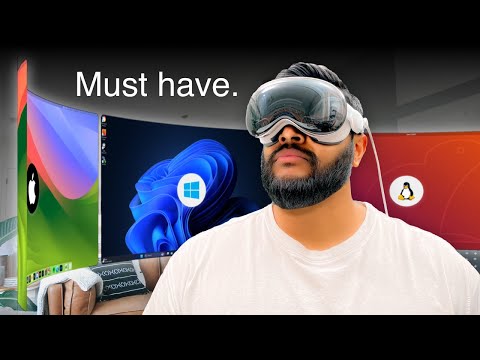 Apple Vision Pro with Windows (5 SCREENS!)