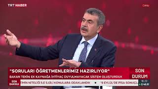 Millî Eğitim Bakanı Yusuf Tekin: 