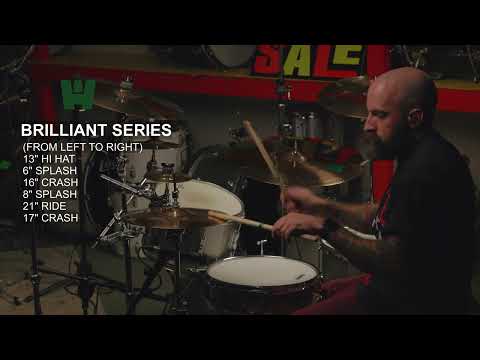 HAWTHORNE BRILLIANT SERIES CYMBALS (SET 1)