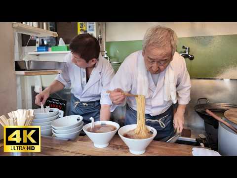 Japanese Street Food - This is The RAMEN in Tokyo $6【4K】