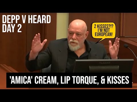 Witness LAUGHS At Lawyer | 'Amica' Cream, Lip Torque, & Kisses | Johnny Depp V. Amber Heard Day 2