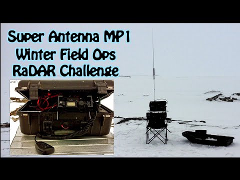 Super Antenna MP1 & Yaesu FT-817 Winter
