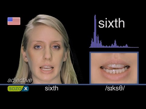 How To Pronounce SIXTH - American vs British Pronunciation - Difficult Words To Pronounce