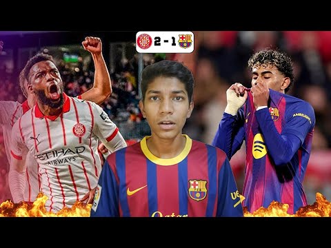 1-2 AGAINST GIRONA????!? POOR DEFENSE AND REFEREE ROBBED FC BARCELONA AGAIN!