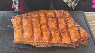 Brazilian barbecue of pork belly  - pancetta with crispy skin