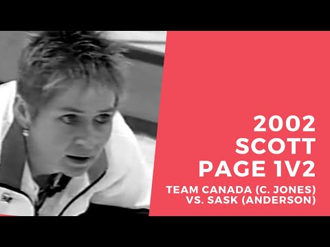 2002 Scott Tournament of Hearts - Page 1v2 - Team Canada (C. Jones) vs. Saskatchewan (Anderson)