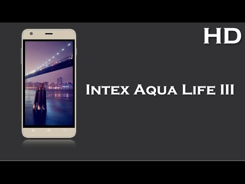 Intex Aqua Life III launched with 5.0 Inch Display 2000mAh battery, 1GB RAM, Android 5.1 Lollipop