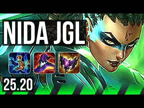 NIDALEE vs EKKO (JGL) | Legendary, 39k DMG | EUW Master | 25.20