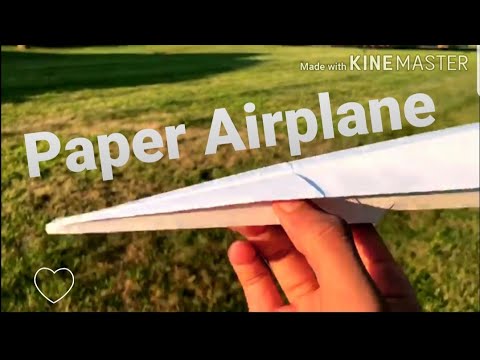 How to make a paper airplane? (Fast and best)