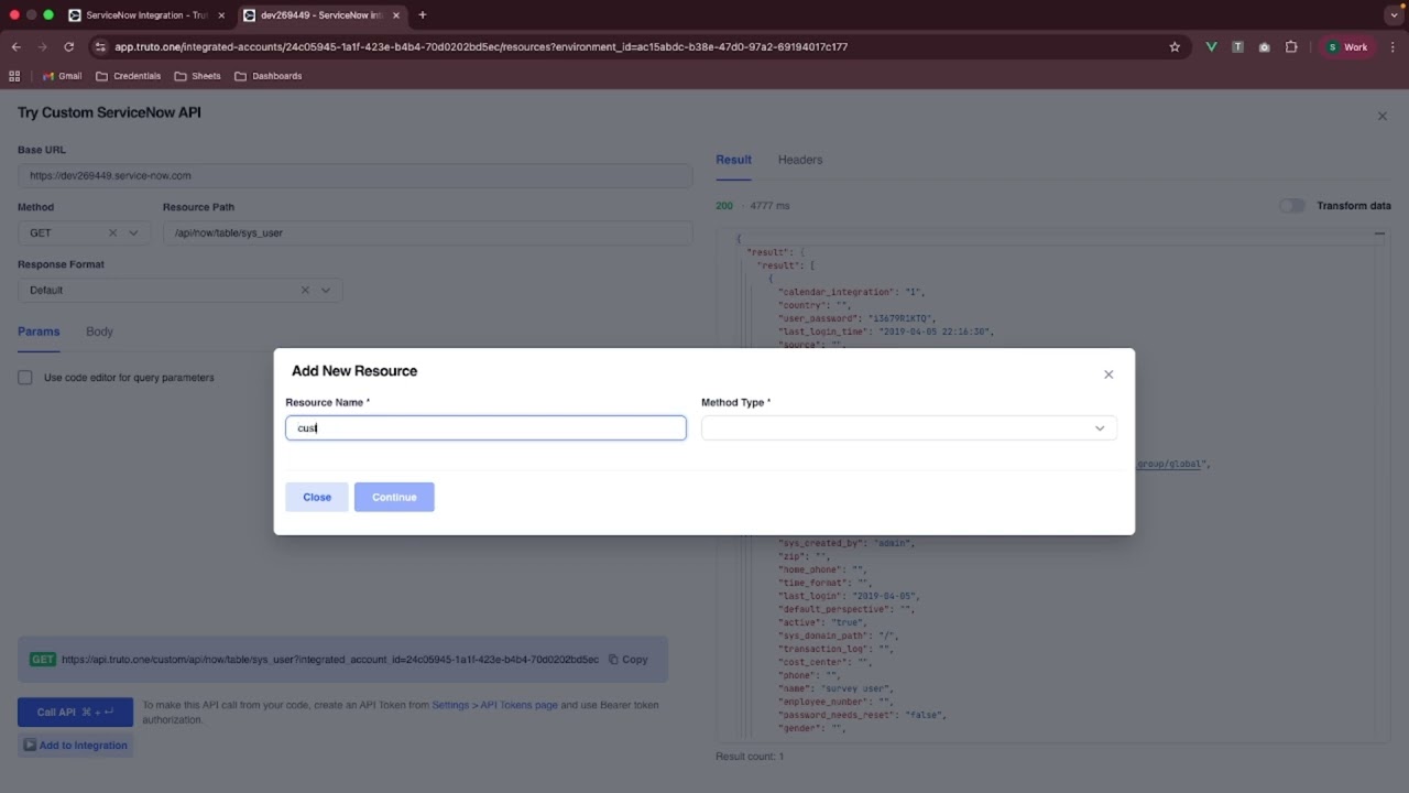 Custom Resource to add missing Endpoint in integration
