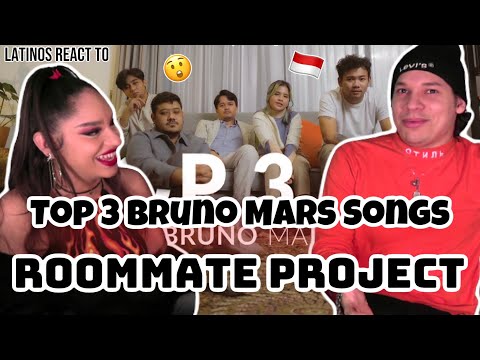 MIND BLOWING! Latinos react to Top 3 Of Bruno Mars | Roommate Project x Idgitaf & Barsena