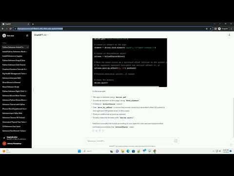 Python Selenium Actionchains Move By Offset
