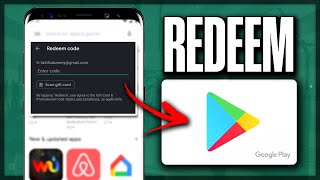 How to REDEEM a Google Play Gift Card on Android - 2024