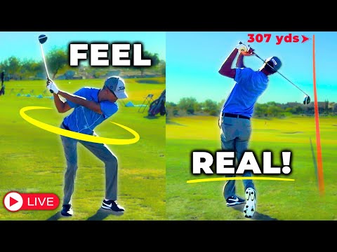 How To Master The Power Fade With Driver (LIVE Golf Lesson)