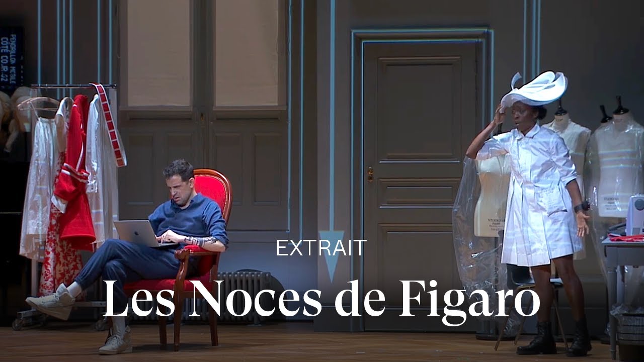 Miniature de la vidéo [EXTRAIT] LE NOZZE DI FIGARO - Cinque… Dieci… Venti… (Luca Pisaroni, Jeanine De Bique) du film Les Noces de Figaro, Opéra Garnier de Paris