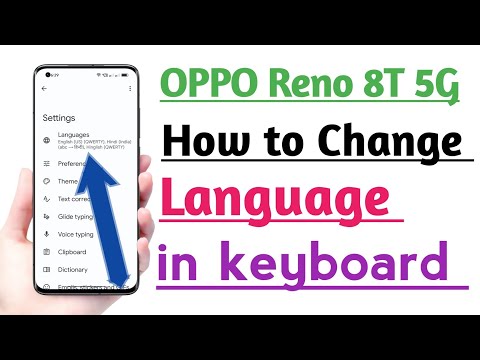 OPPO Reno 8T 5G How to Change Language in keyboard , Keyboard ki Language Change kaise kare