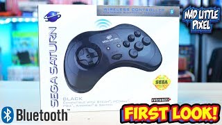 Official Bluetooth Sega Saturn Controller From Retro-Bit First Look!
