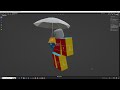 Umbrella Idle | Roblox Blender Animation