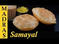 Poori Recipe in Tamil | How to make soft Wheat Poori in Tamil | Fluffy Poori in Tamil | கோதுமை பூரி