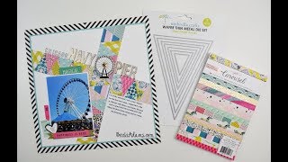 Scrapbooking Process Video "Chicago Navy Pier" by Becki Adams