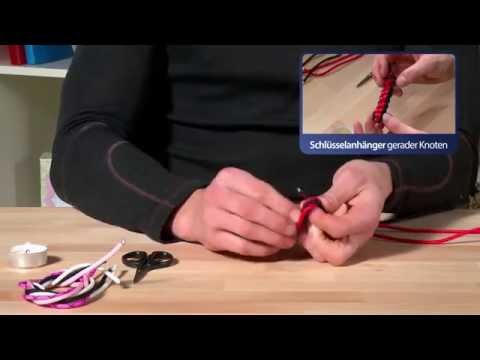 Schlüsselanhänger aus Paracords von folia® - einfach, schnell und schön