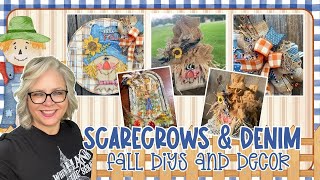 🍂 ALL NEW WELCOME AUTUMN COLLAB 2025|| 💙 🌾 Scarecrow and Denim DIYs and Crafts