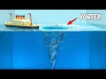 Big LEGO Vortex VS Titanic Lego Ships Sinking