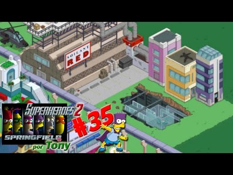 Los Simpson Springfield, Superhéroes 2 "Cap. 35 - Edificios Ciudad Zenith y Mansión nivel 13" Tony