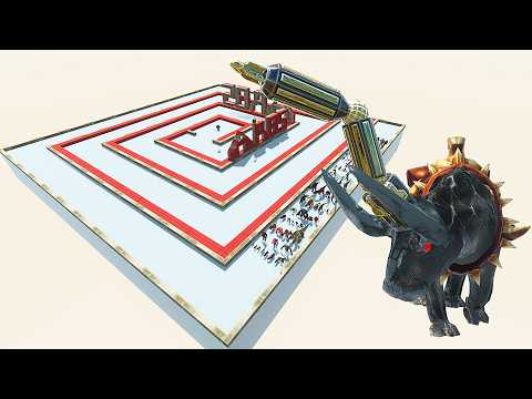 ESCAPE FROM ALIEN GORGON TOTEM - LAST SURVIVOR - ARBS - Animal Revolt Battle Simulator