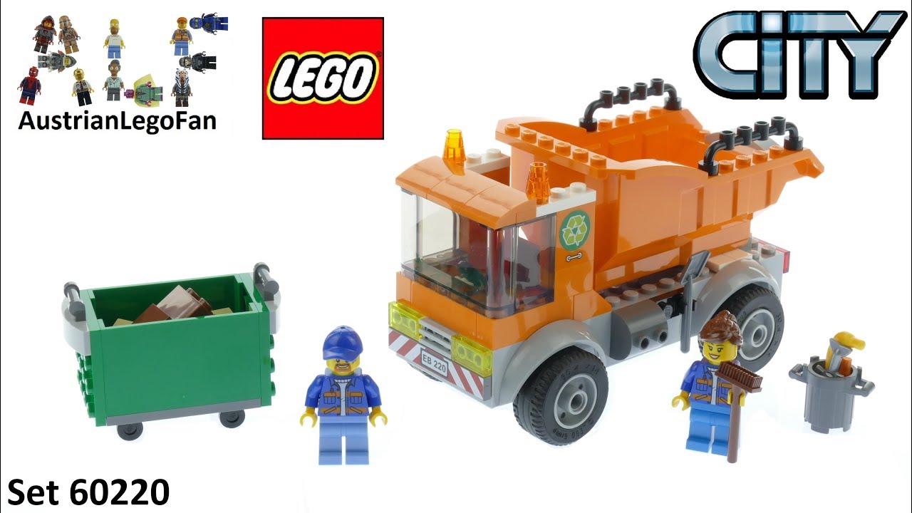 Lego City Транспорт Мусоровоз конструктор 60220