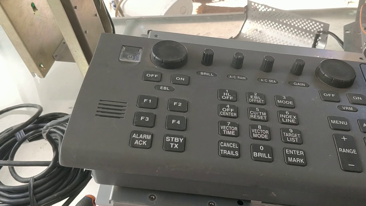 Furuno FAR-2117 Radar test