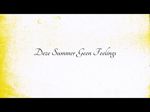 N' YAEL - DEZE SUMMER GEEN FEELINGS [Official Lyric Video]