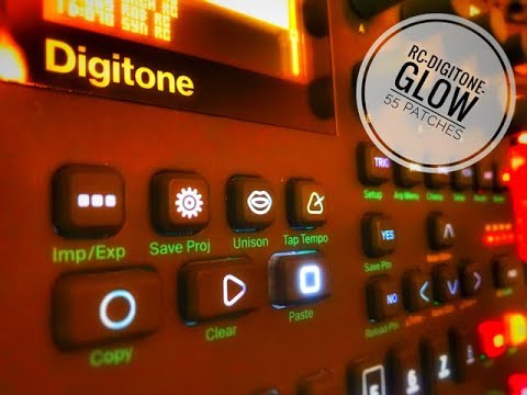 Elektron Digitone and Digitone Keys  - RC Glow Bank - 55 patches