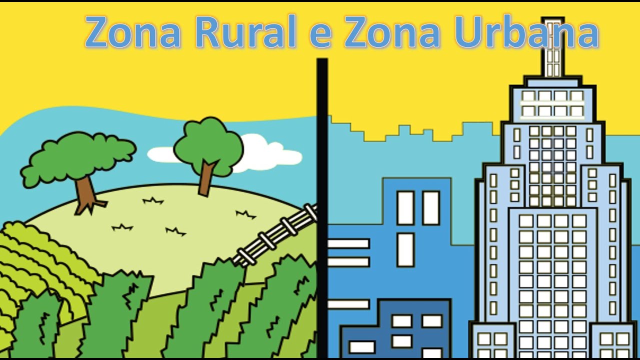GEOGRAFIA  - ZONA RURAL E ZONA URBANA