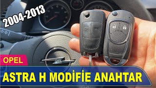 OPEL ASTRA H YENİ MODEL ANAHTAR YAPIMI