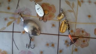 Блесна вертушка из чайной ложки