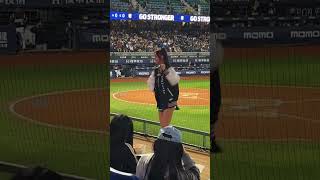 【台湾チア】2024.4.18 FubonAngels  蓁蓁　先發打序#cheerleader #富邦悍將啦啦隊